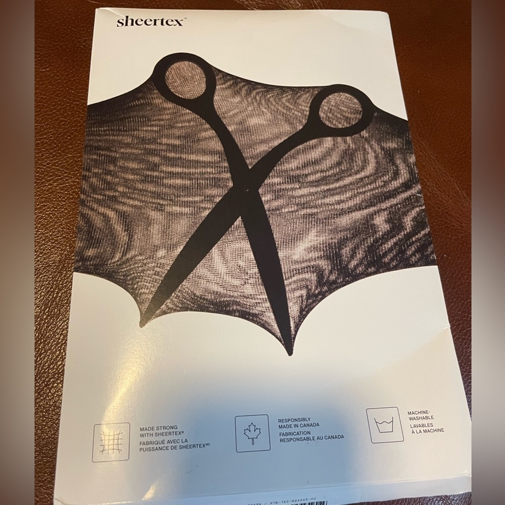 Sheertex Black Tights 2XL